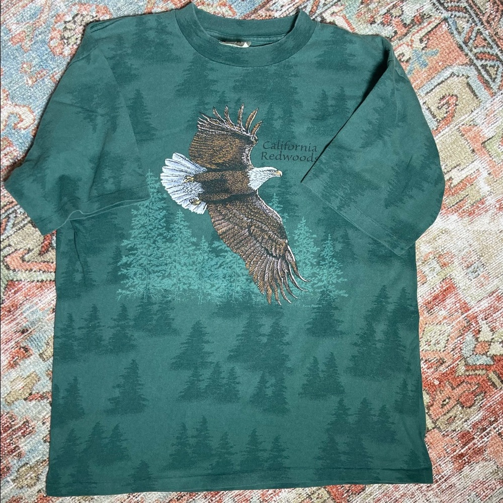 Vintage single stitch nature t-shirt California Redwoods